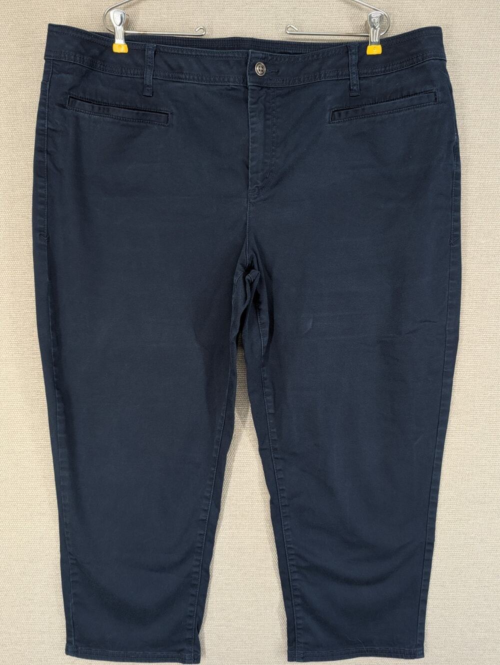 Lane Bryant Blue Chino Style Pants Plus Size 22 Women's